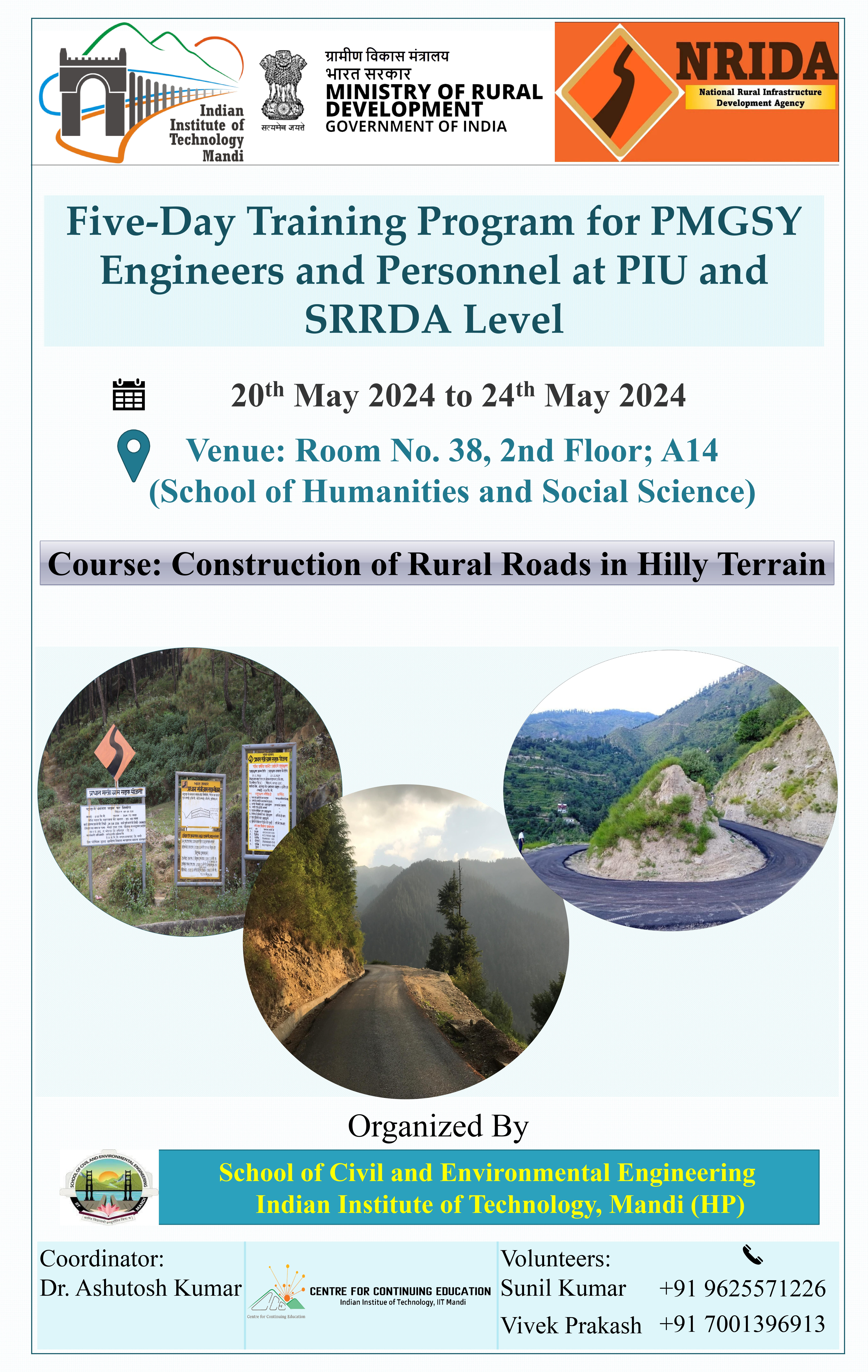 5 day training course for PMGSY Engineers 